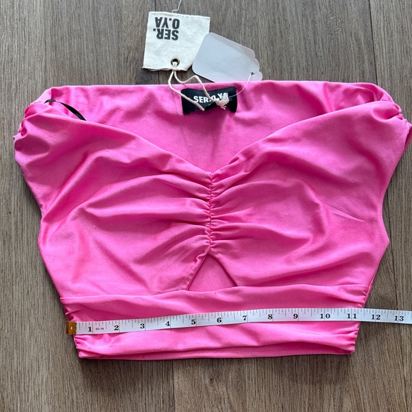Seroya Pelli Pink Women's Crop Top S. - Picture 8 of 9